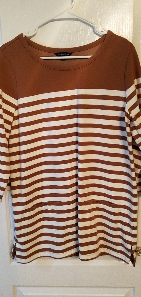 Striped tunic top